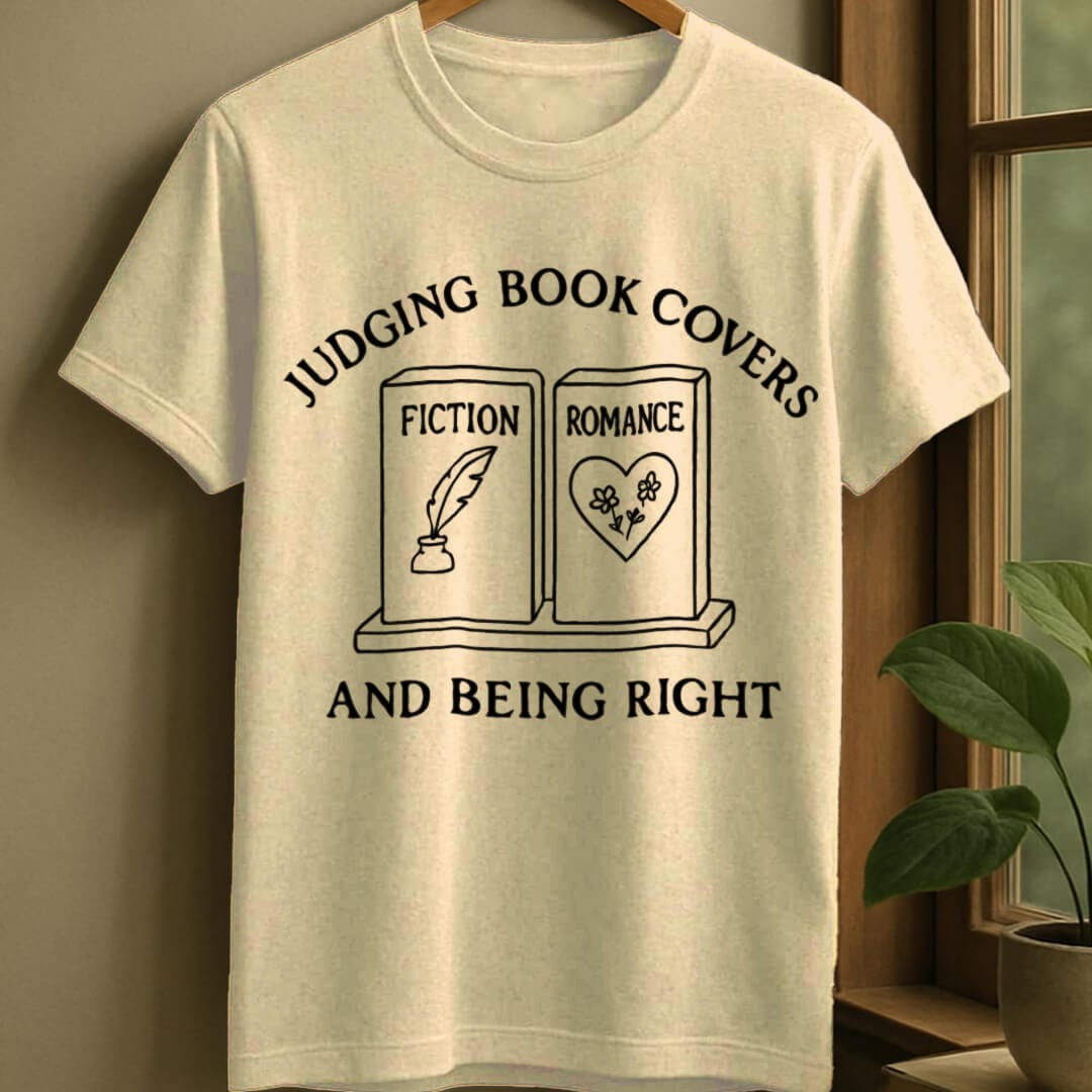 Natural / S Judging book covers t-shirt