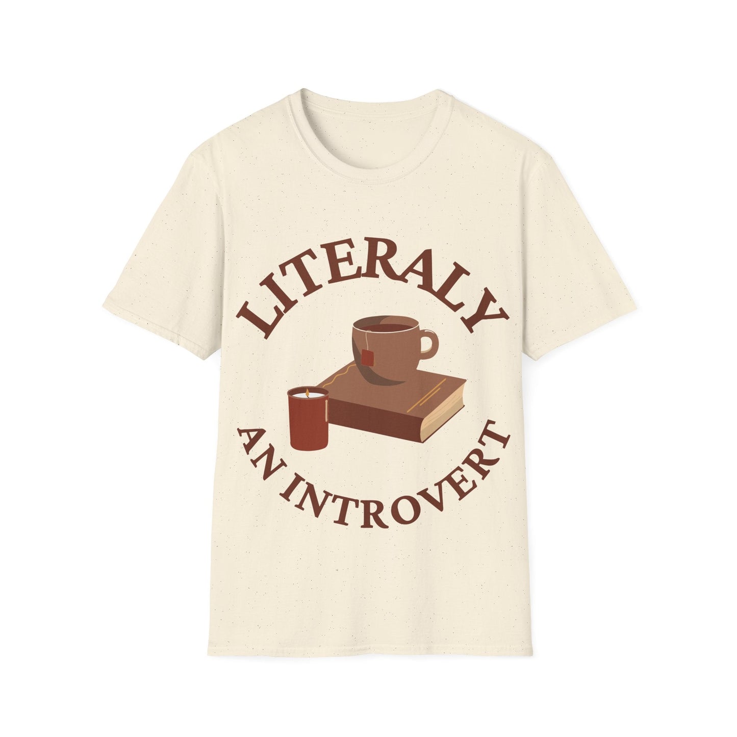 Natural / S Literaly introvert t-shirt