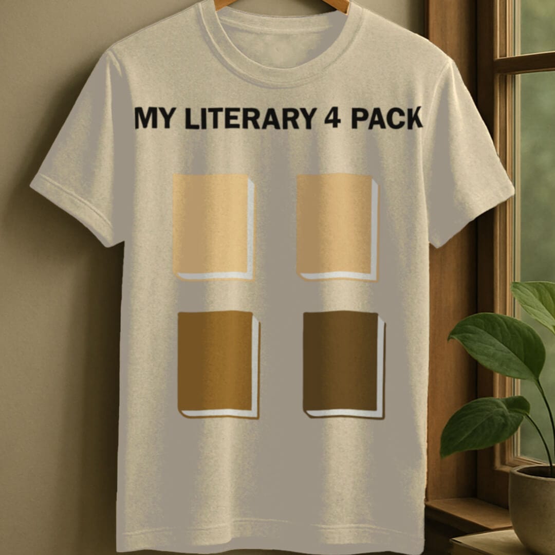 Natural / S Literary packs t-shirt