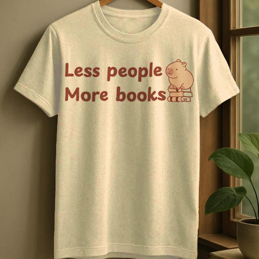 Natural / S More books t-shirt