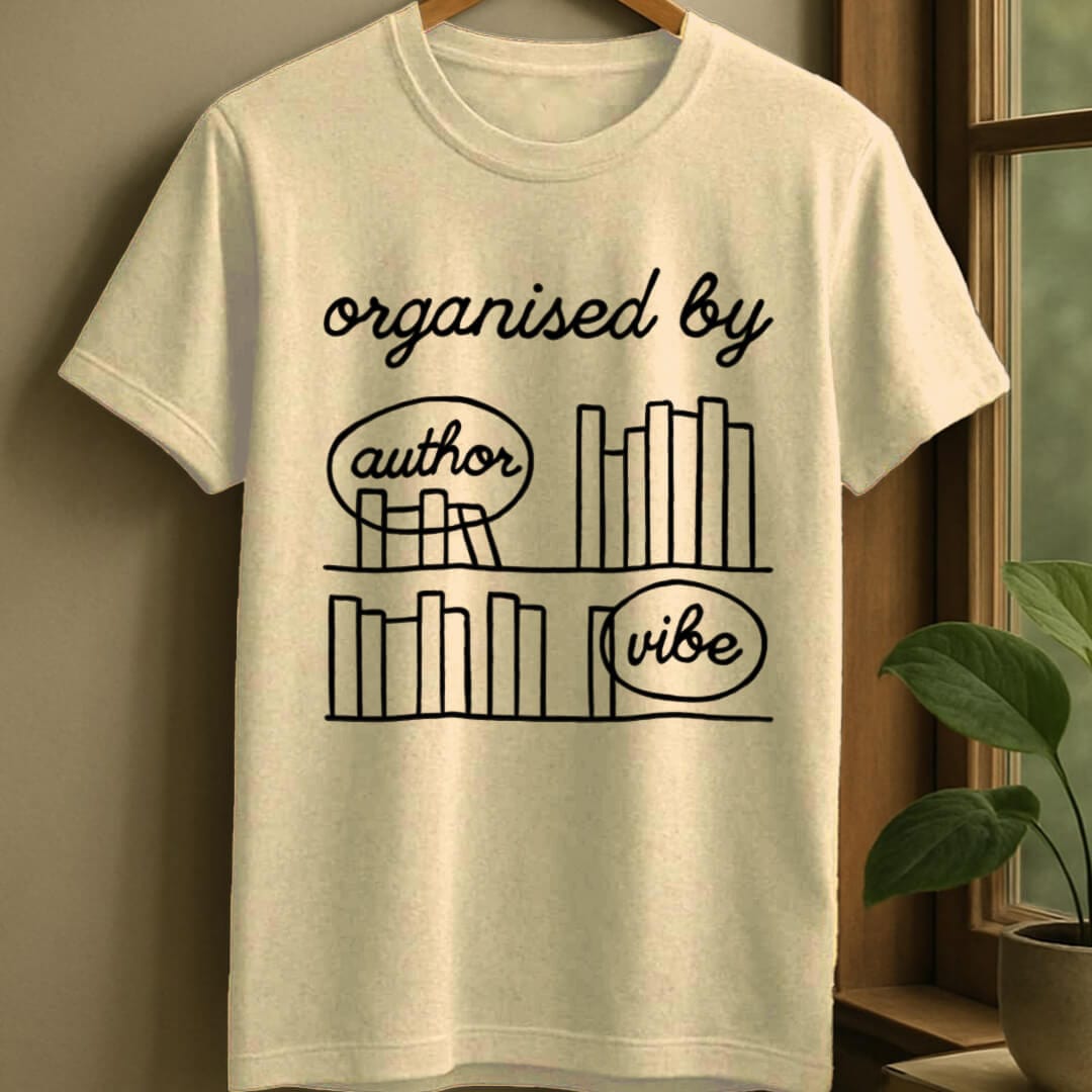 Natural / S Organising bookshelf system t-shirt