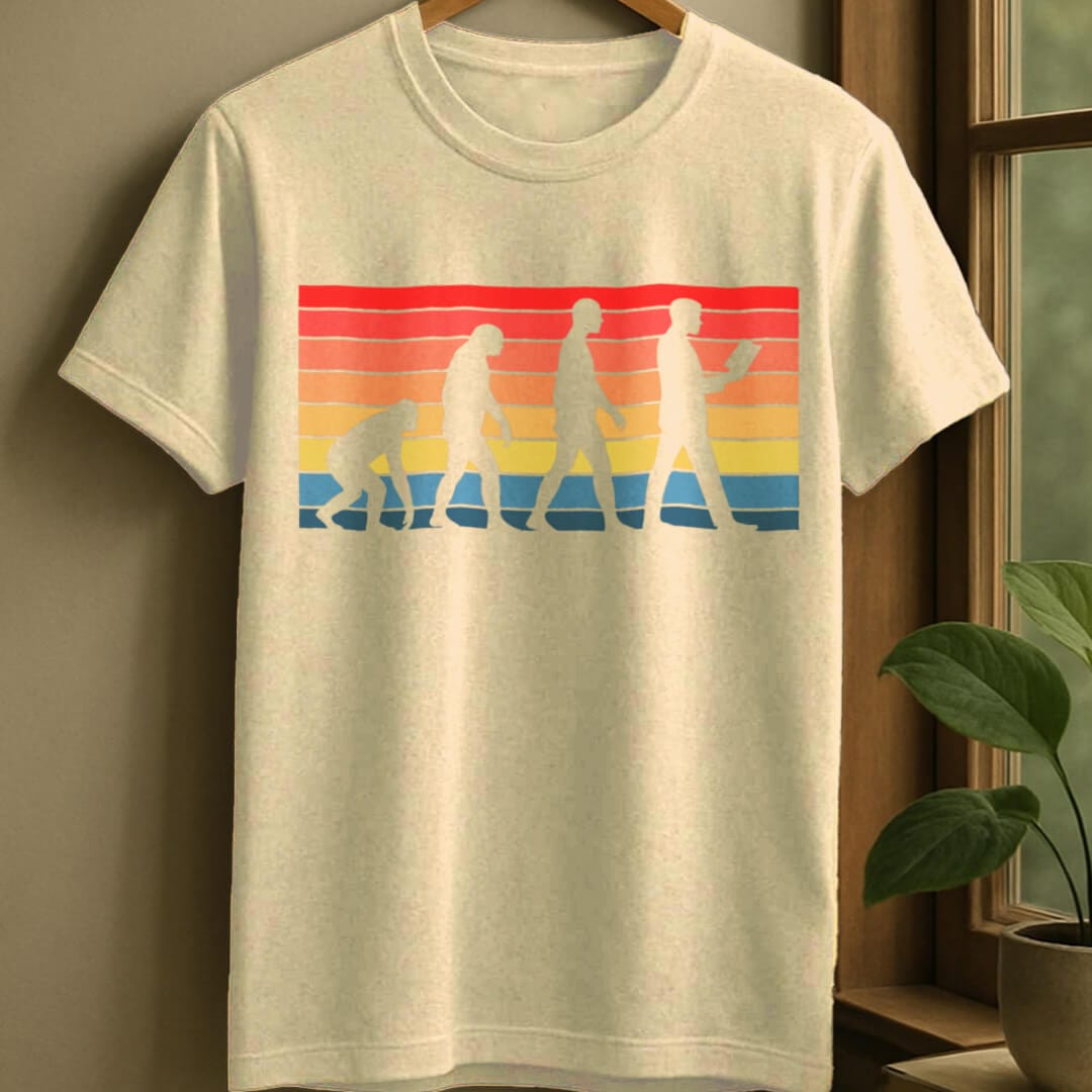 Natural / S Reader evolution t-shirt