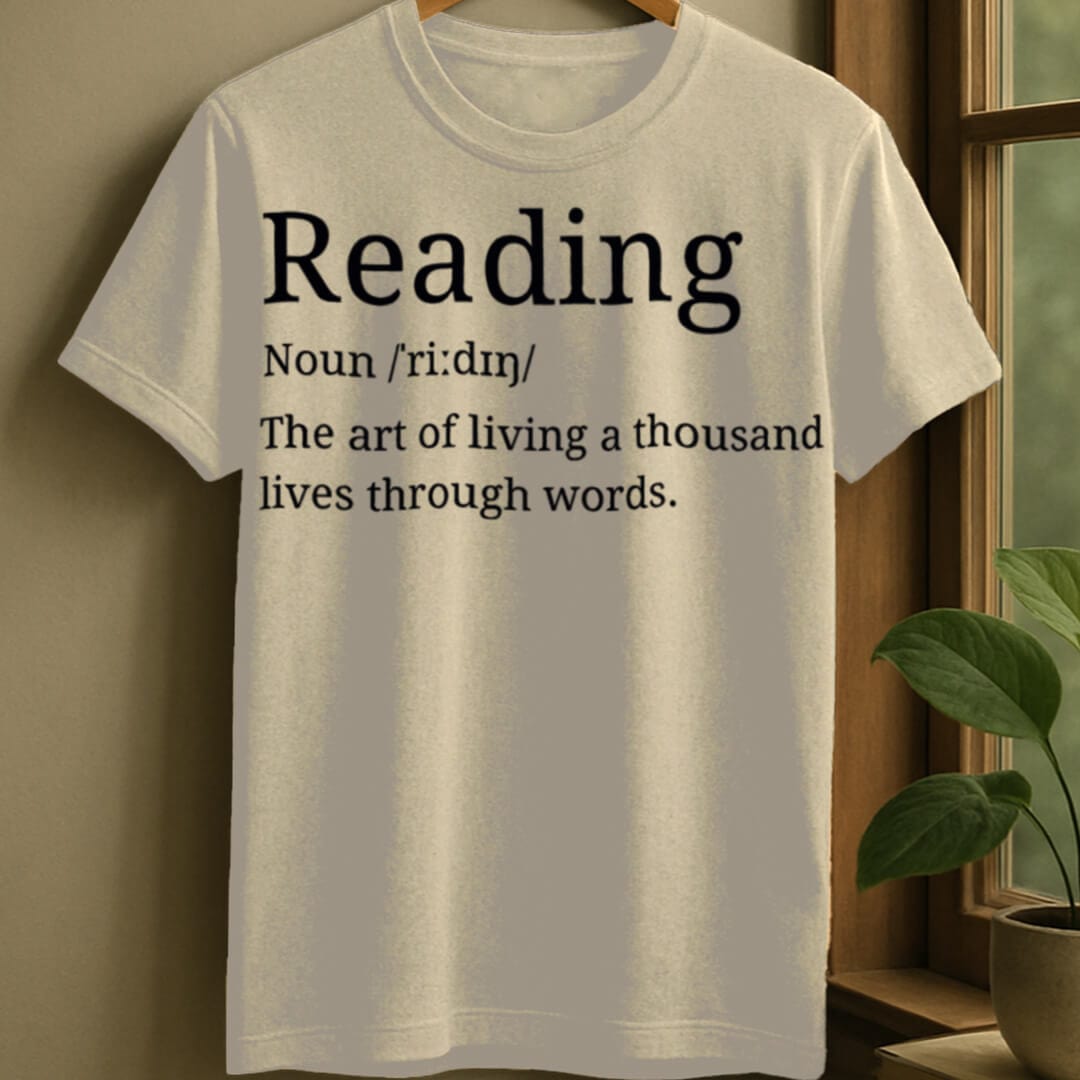 Natural / S Reading definition t-shirt