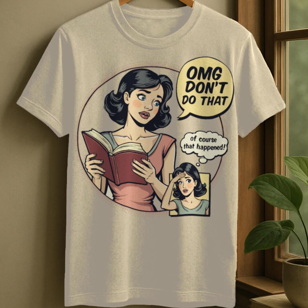 Natural / S Reading shock t-shirt