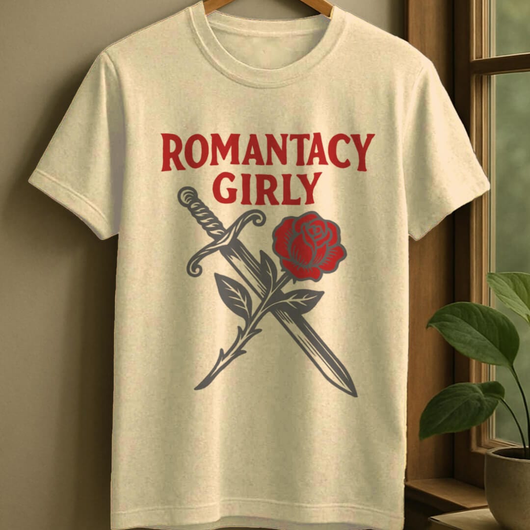 Natural / S Romantacy girly t-shirt