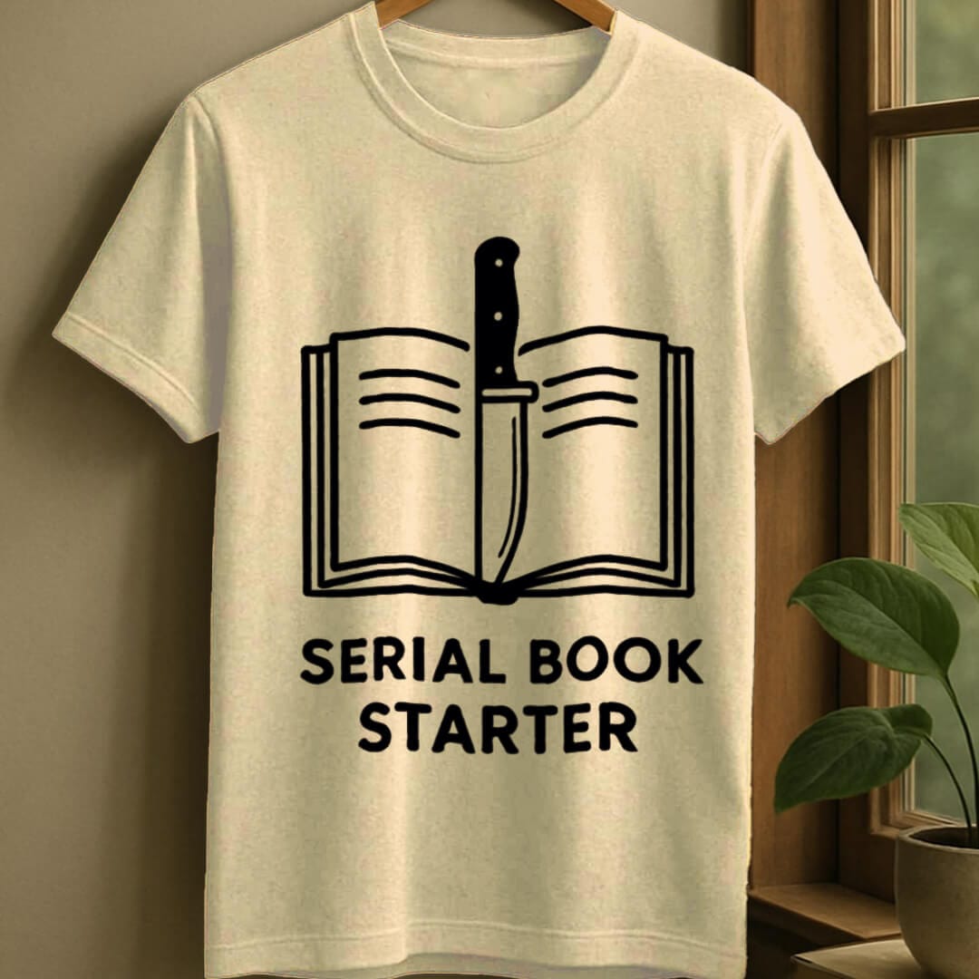 Natural / S Serial book starter t-shirt
