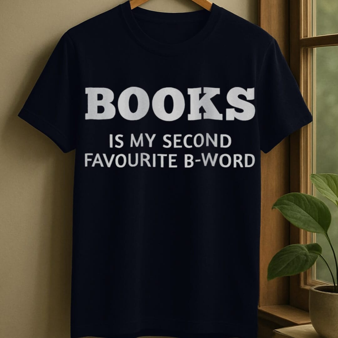 Navy / S B word t-shirt