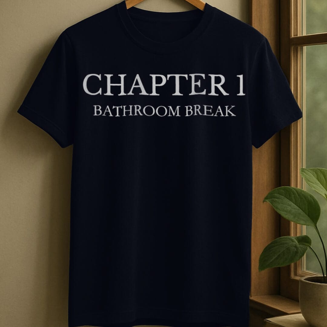 Navy / S Bathroom break chapter t-shirt
