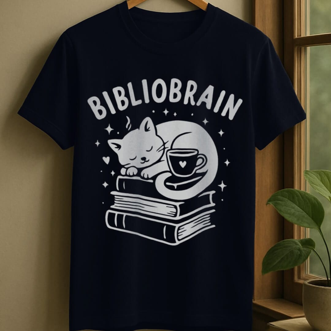 Navy / S Bibliobrain t-shirt