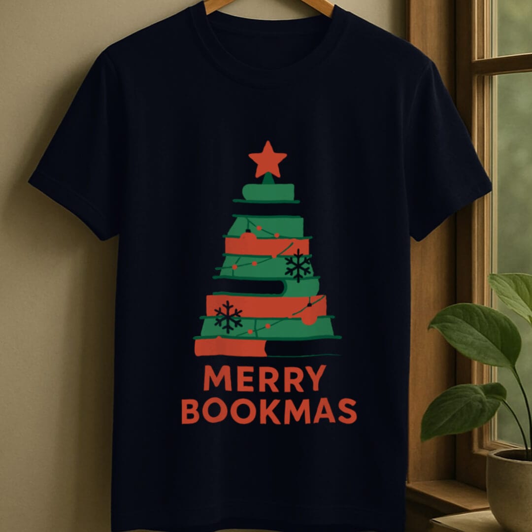Navy / S Bookmas t-shirt