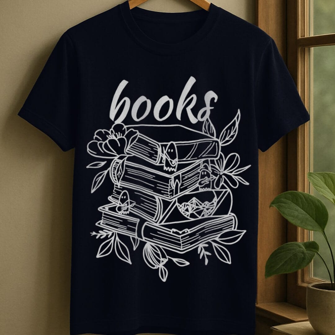 Navy / S Books t-shirt