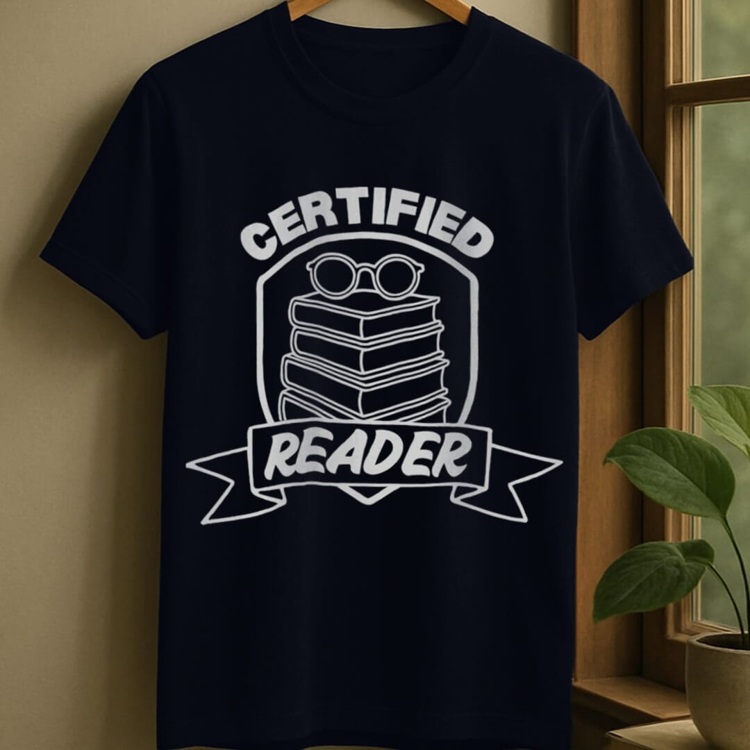 Navy / S Certified reader t-shirt