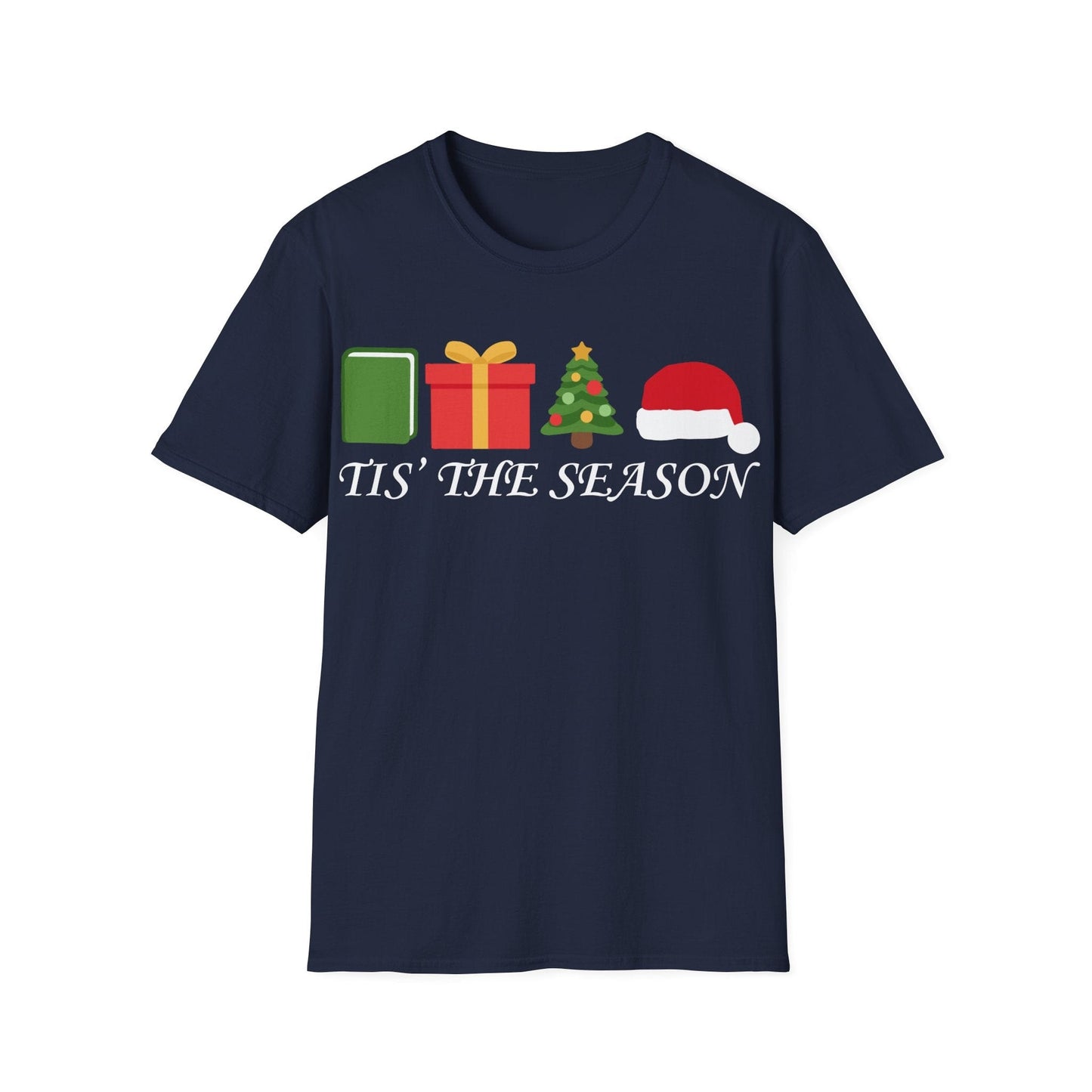 Navy / S Christmas season t-shirt