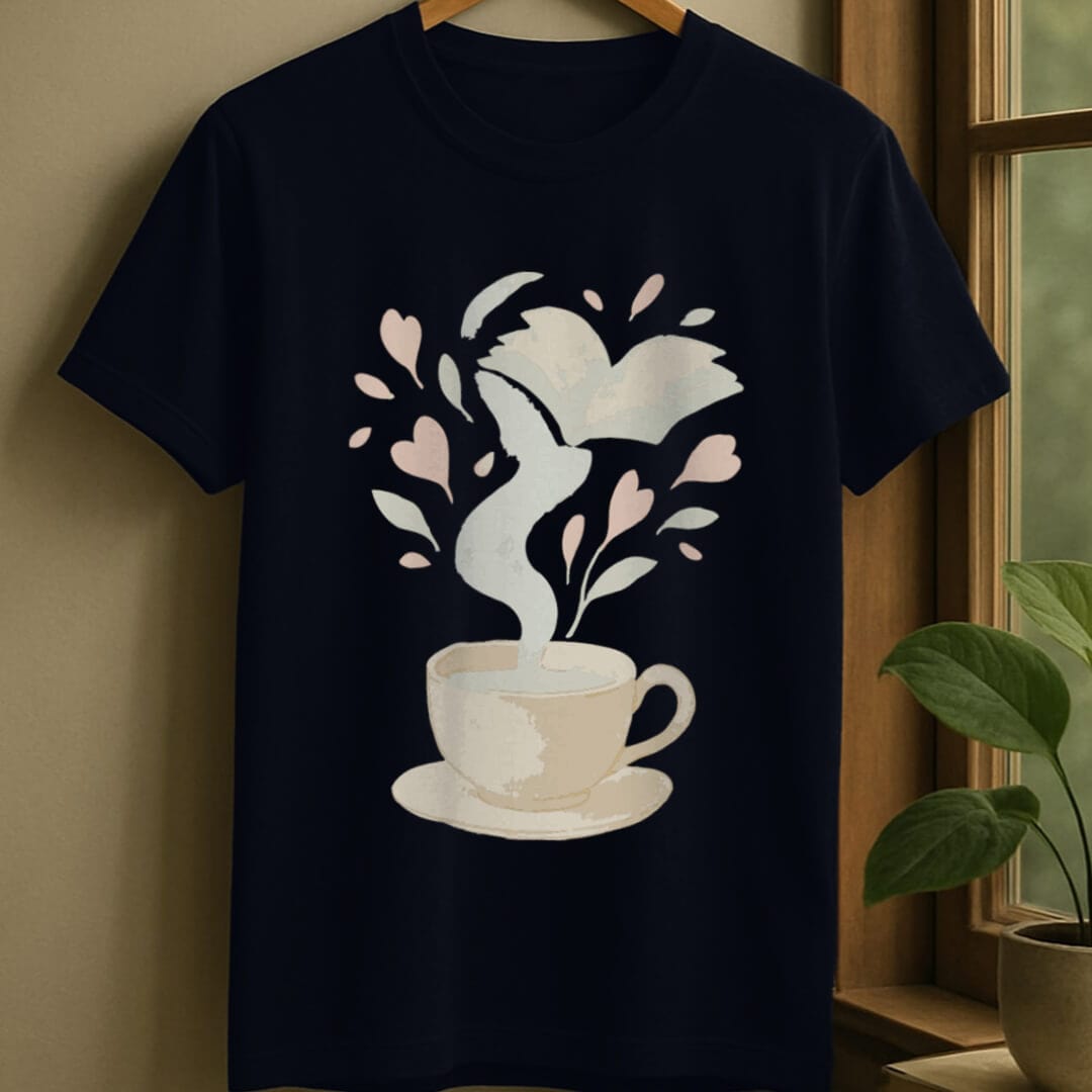 Navy / S Cup of stories t-shirt