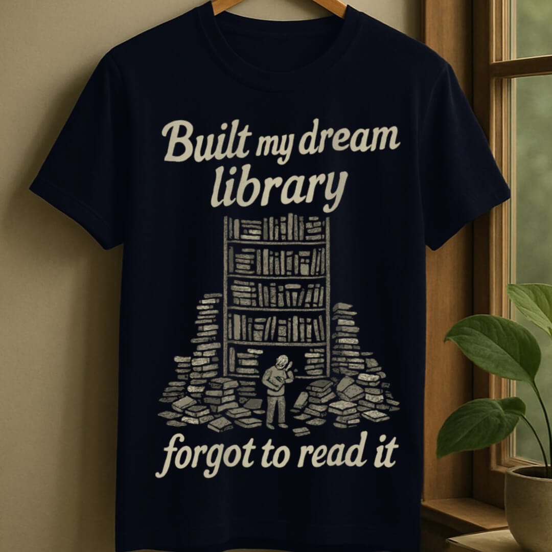 Navy / S Dream library reality check t-shirt