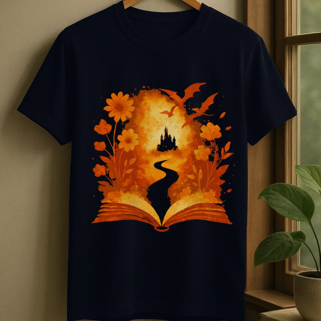 Navy / S Fantasy escape t-shirt