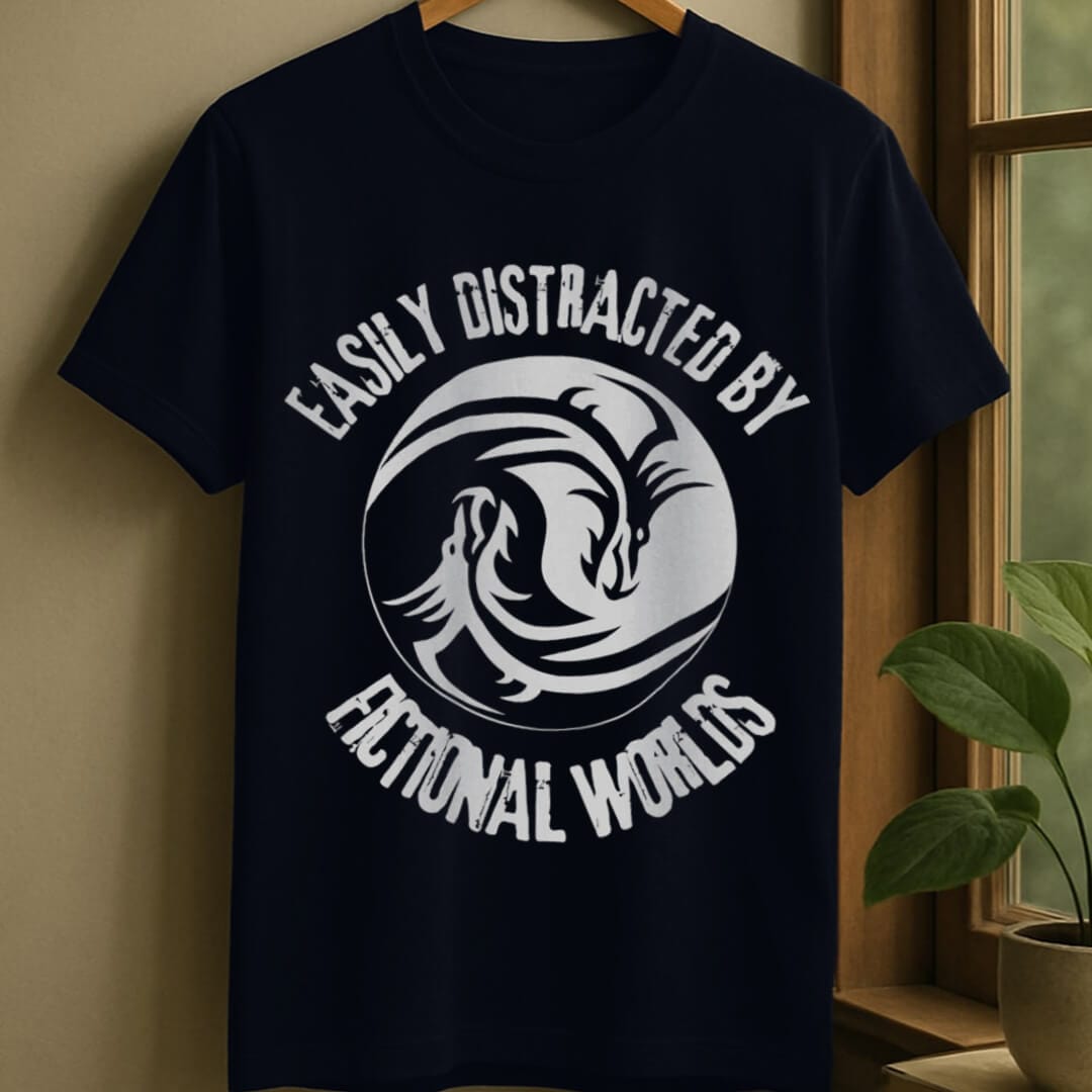 Navy / S Fiction distracted t-shirt