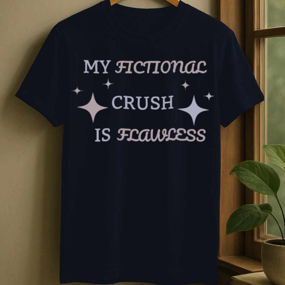 Navy / S Fictional crush t-shirt