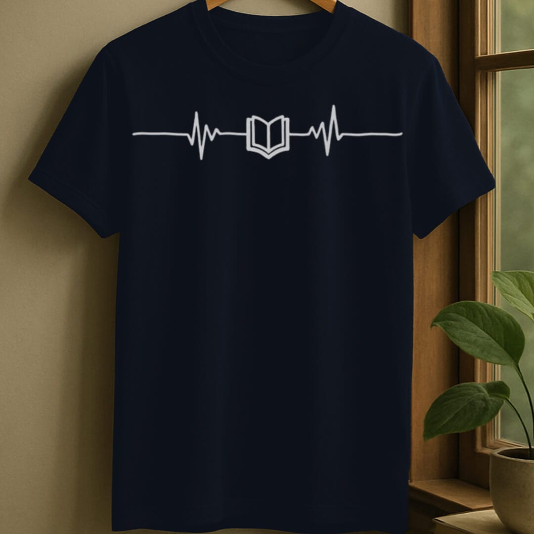Navy / S Heartbeat t-shirt