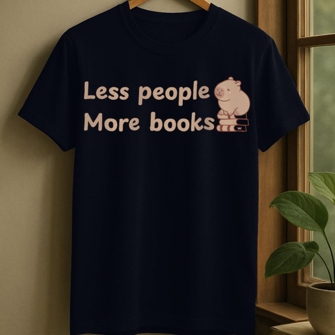 Navy / S More books t-shirt