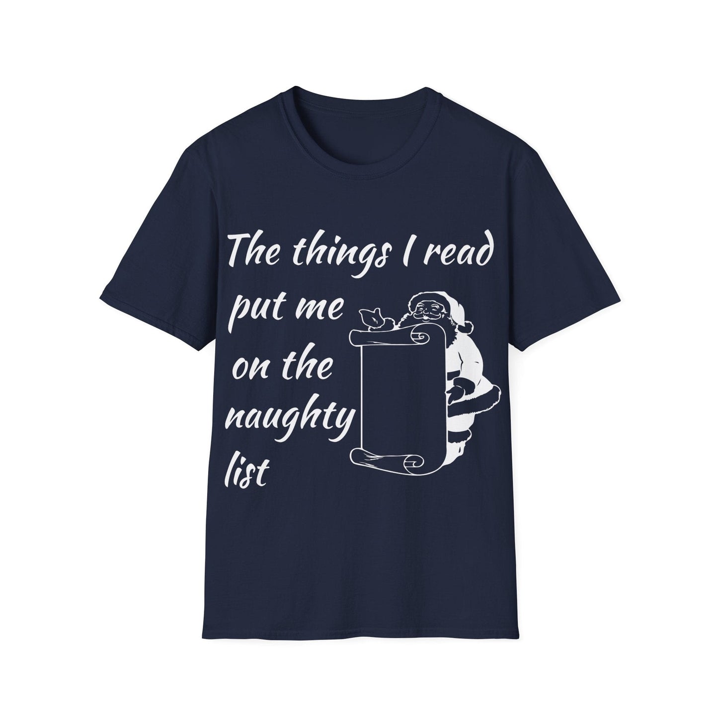 Navy / S Naughty list t-shirt