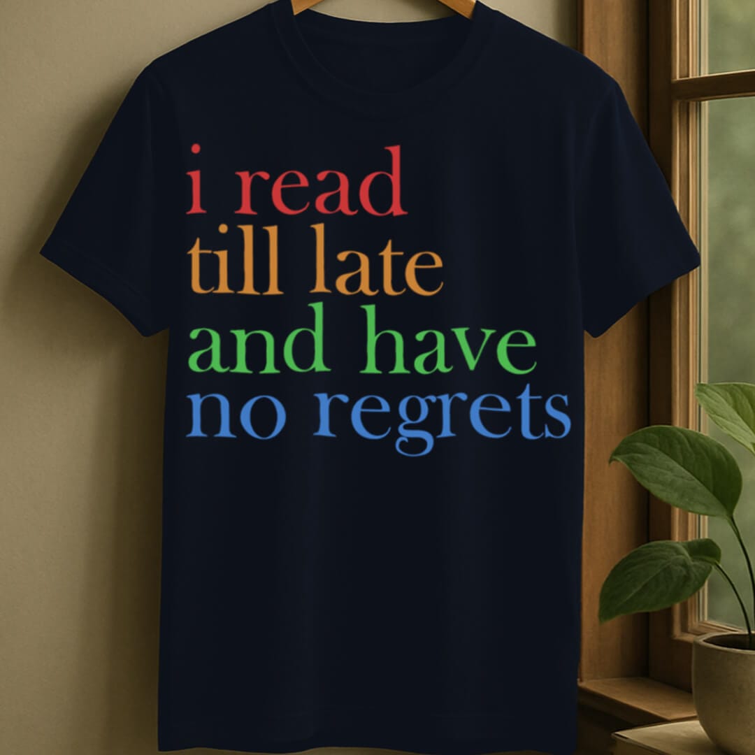 Navy / S No read regret t-shirt