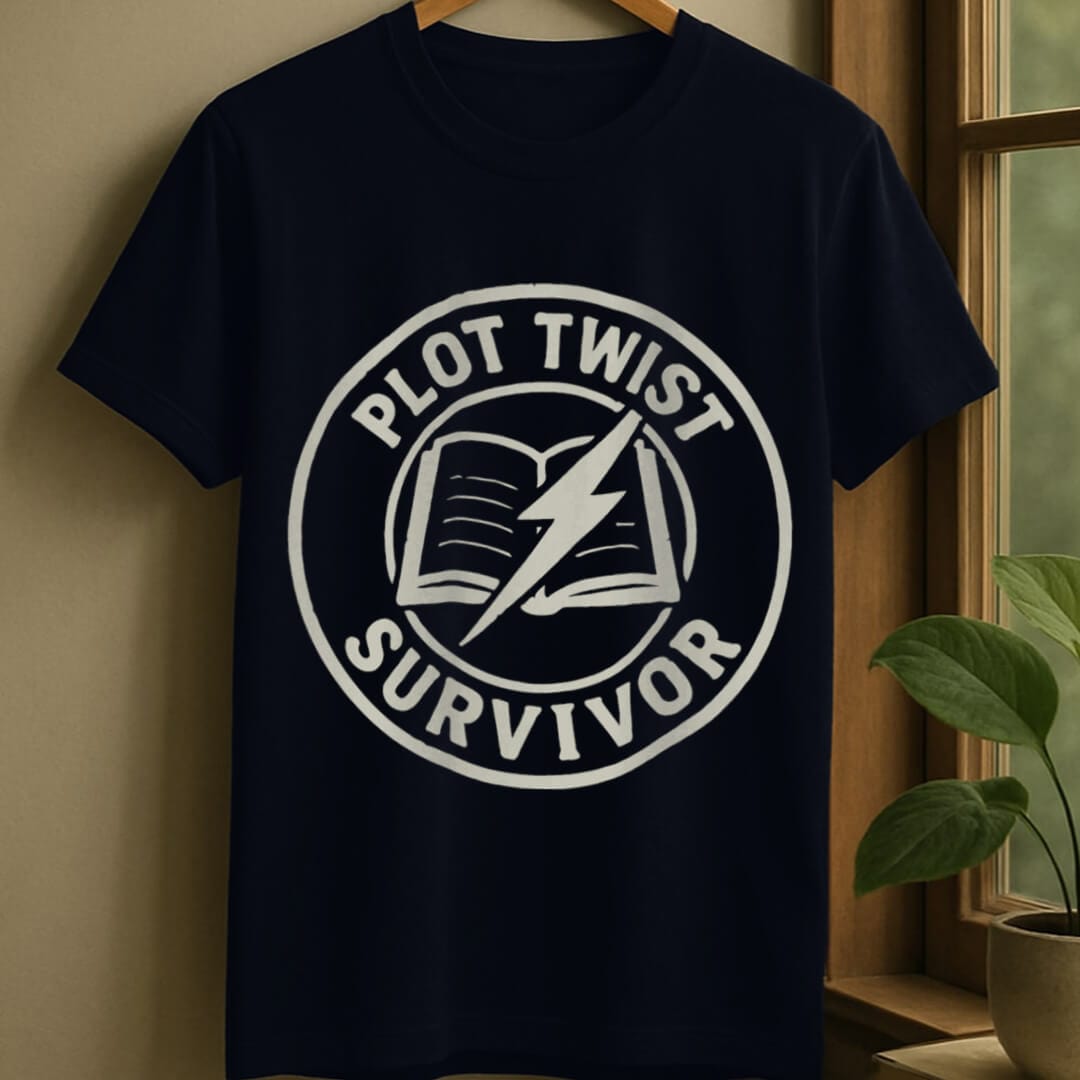 Navy / S Plot twist survivor t-shirt