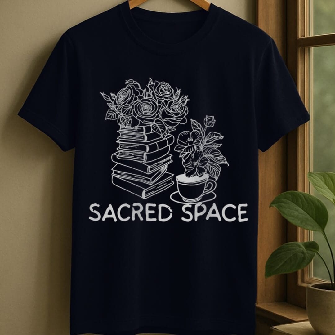 Navy / S Sacred space t-shirt