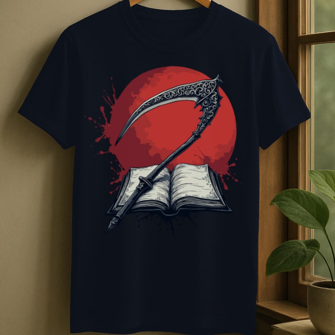 Navy / S Shadows and stories t-shirt