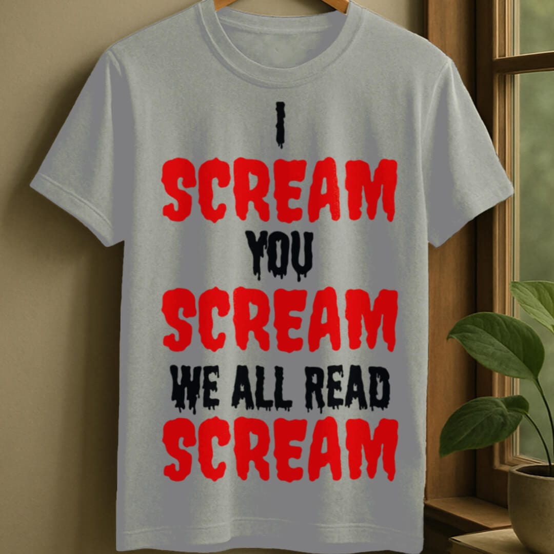Sport Grey / S All scream t-shirt