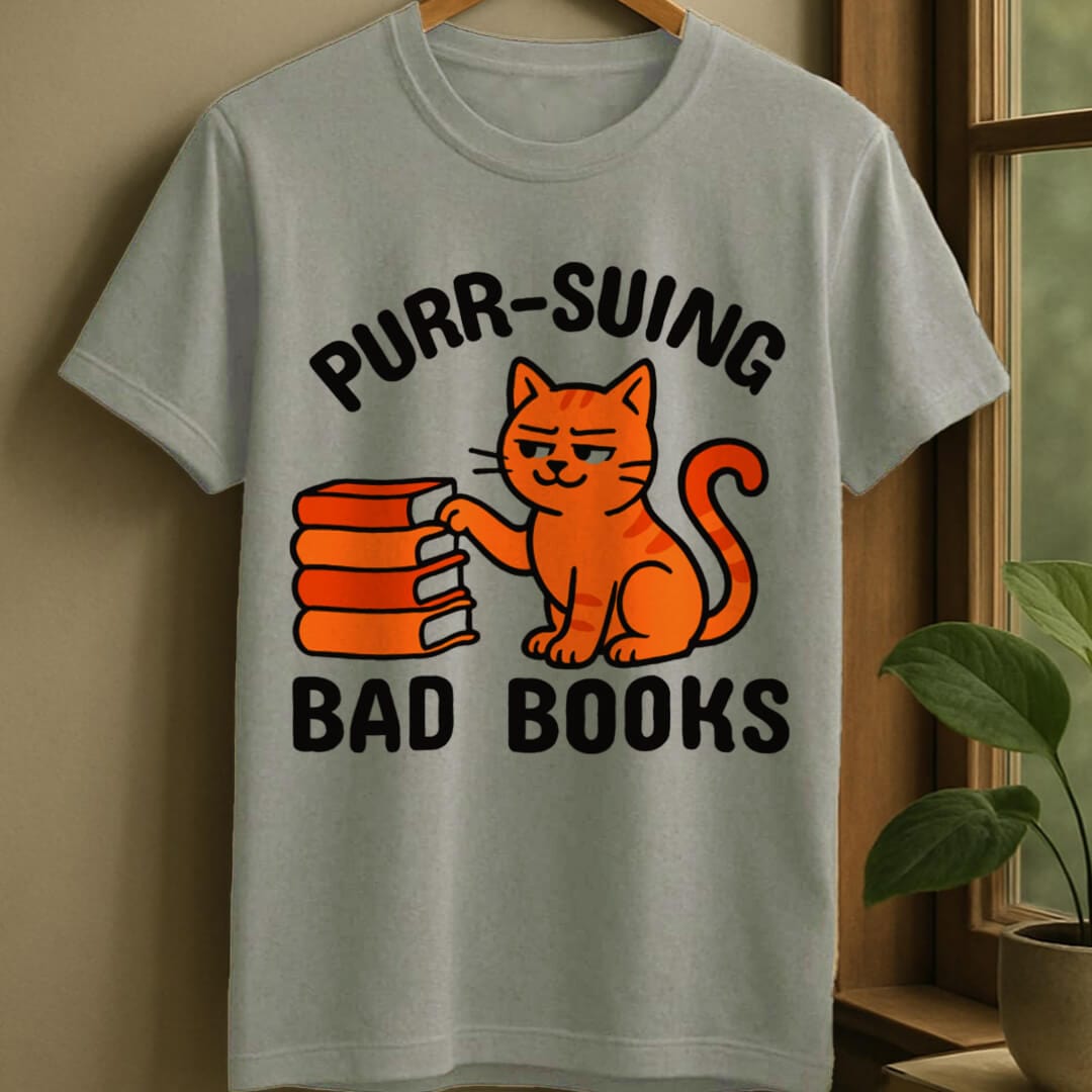 Sport Grey / S Bad books t-shirt