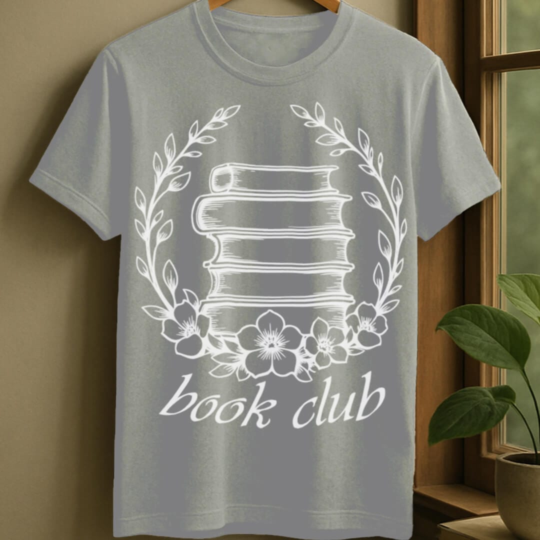 Sport Grey / S Book club t-shirt