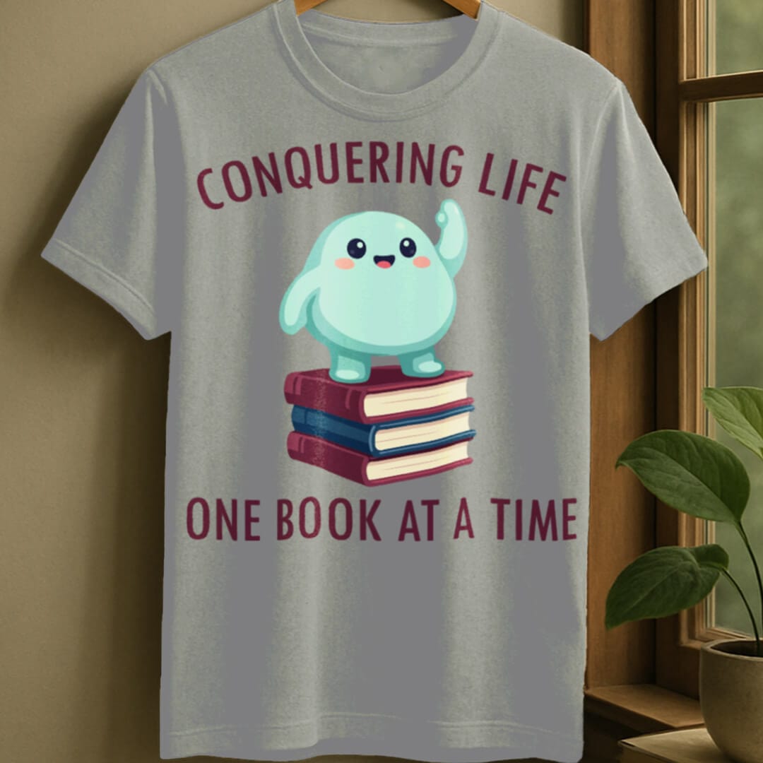 Sport Grey / S Book conquerer t-shirt