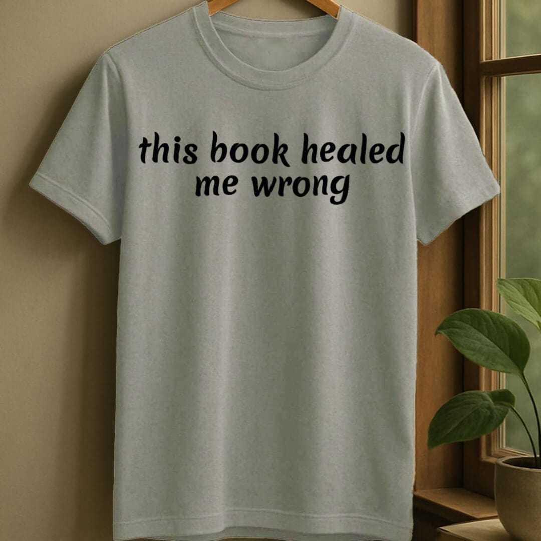 Sport Grey / S Book healing t-shirt