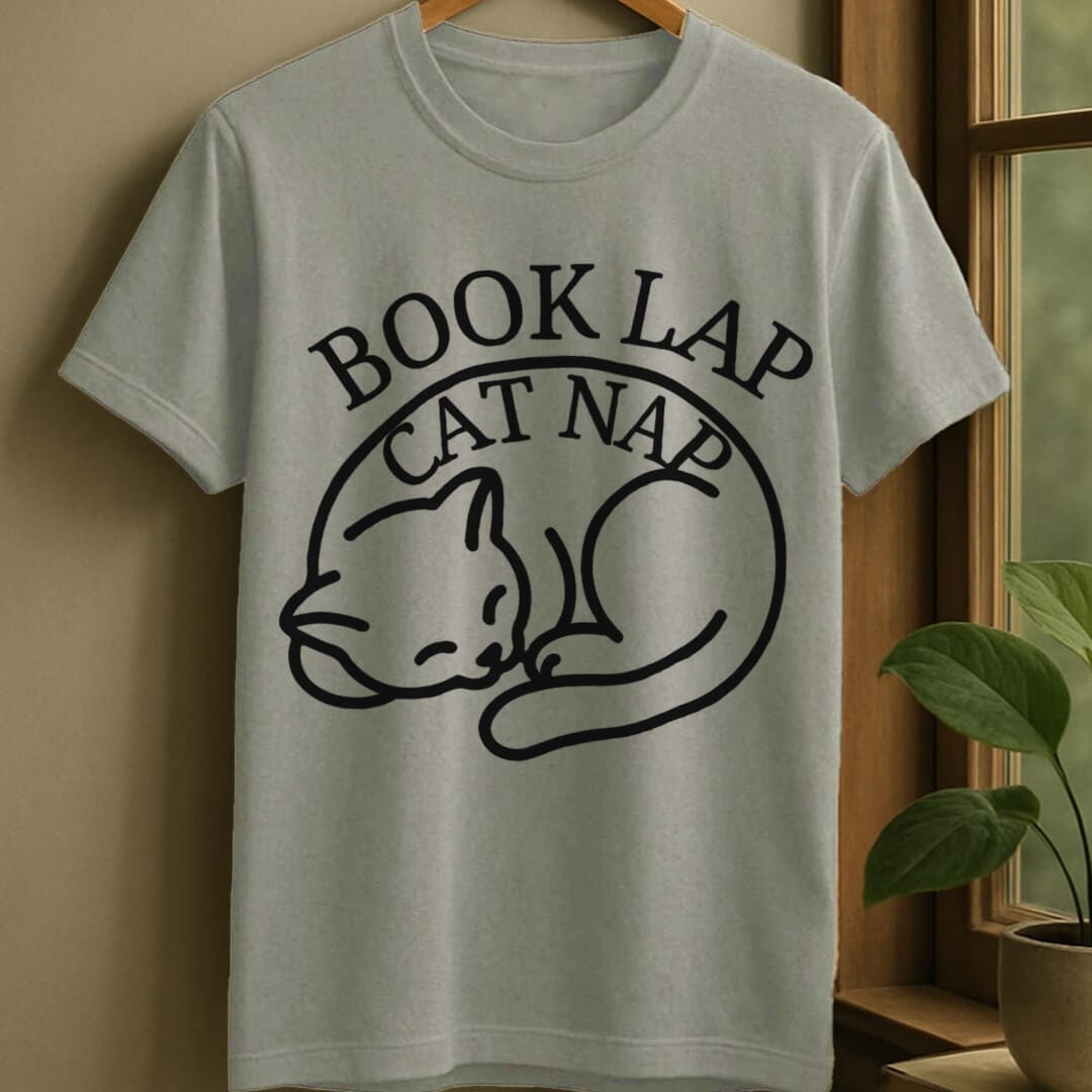 Sport Grey / S Book lap t-shirt