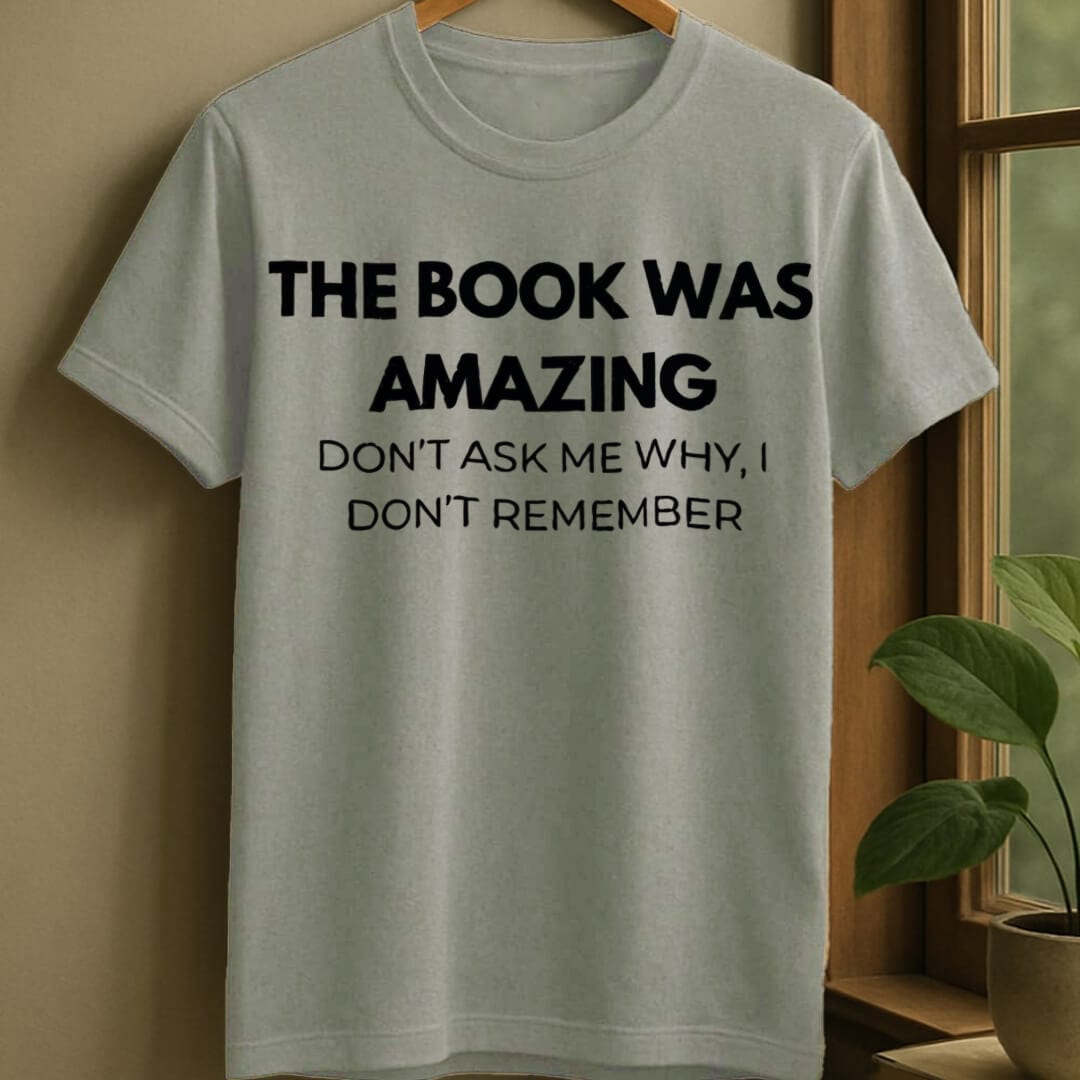 Sport Grey / S Book was amazing t-shirt