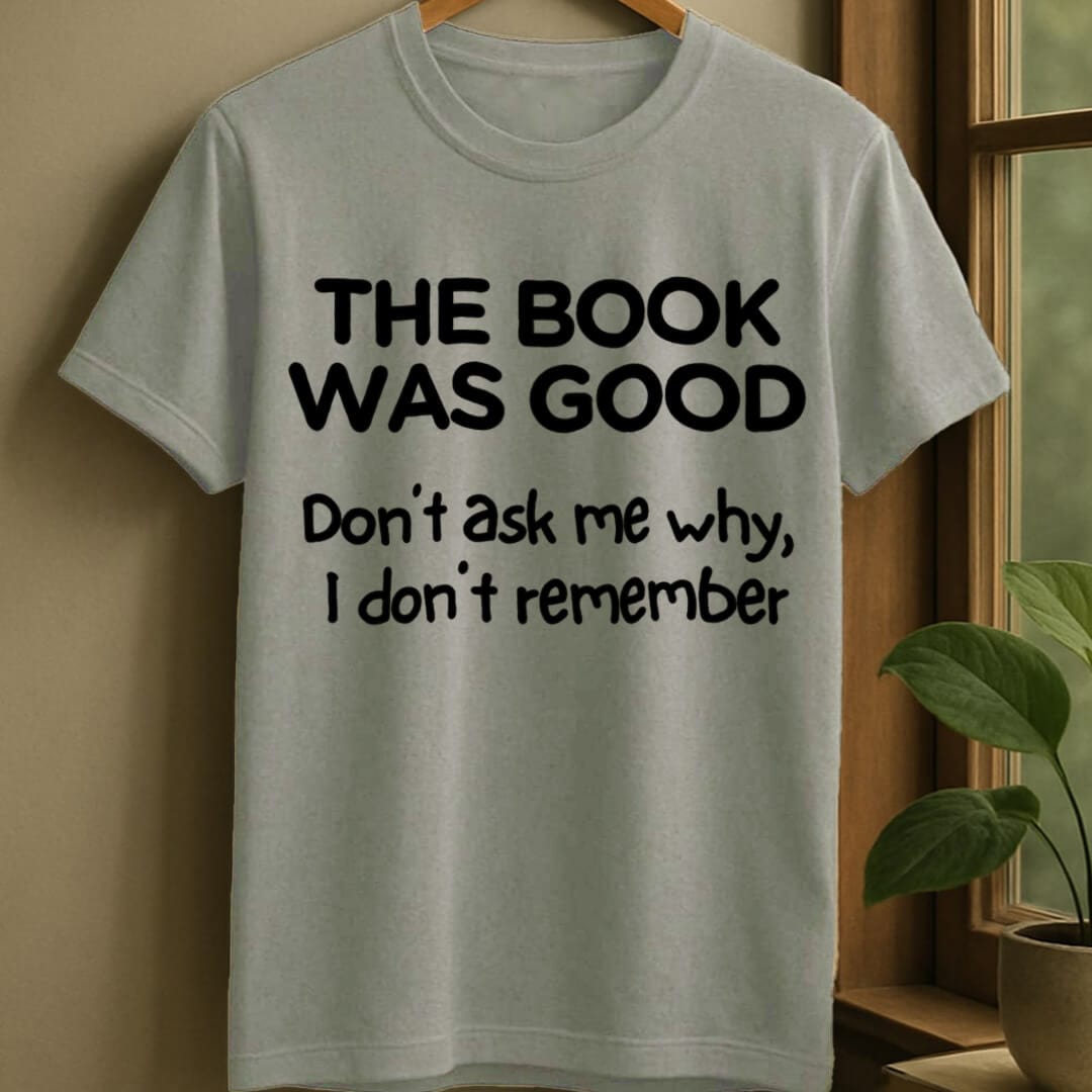 Sport Grey / S Book was good t-shirt