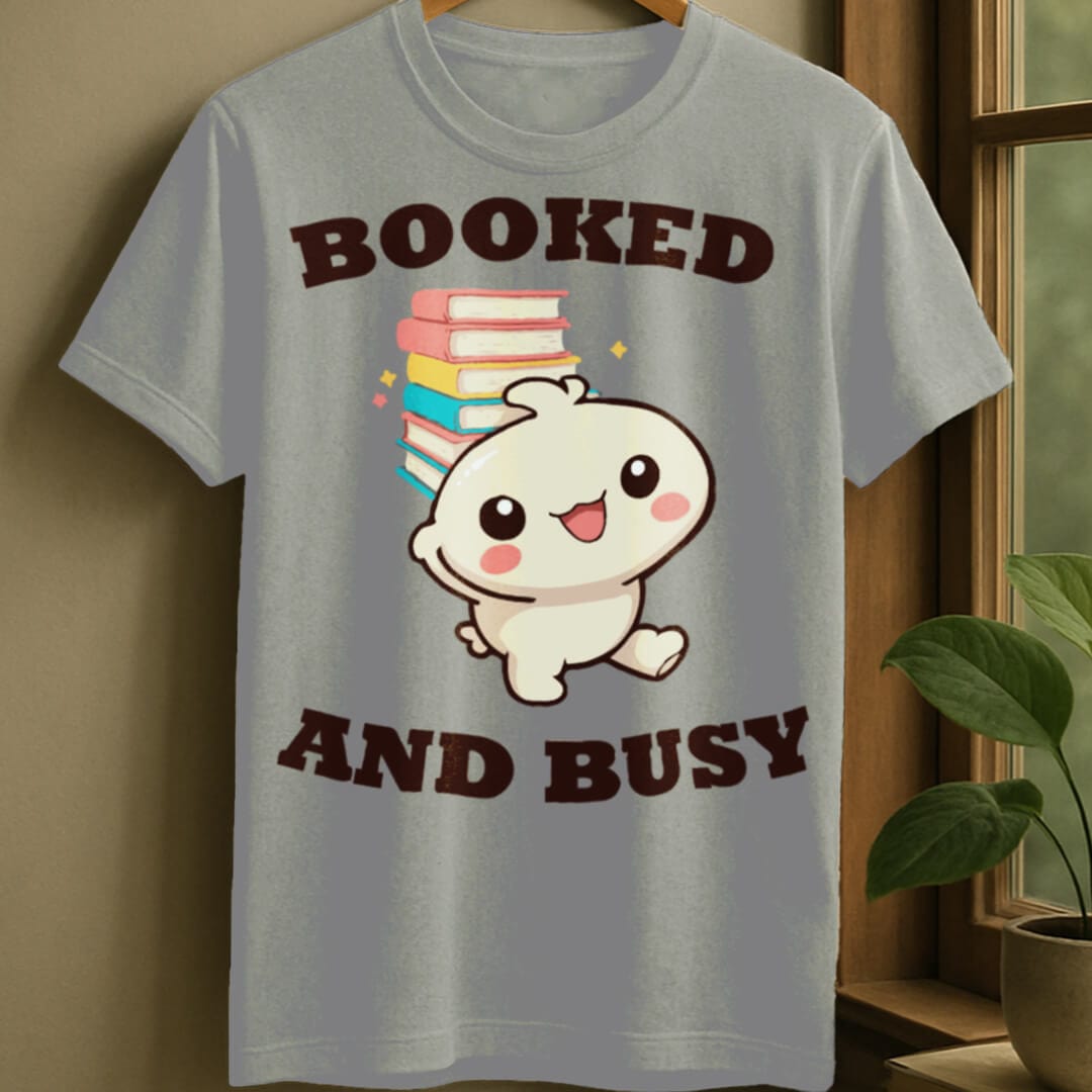 Sport Grey / S Booked and busy t-shirt