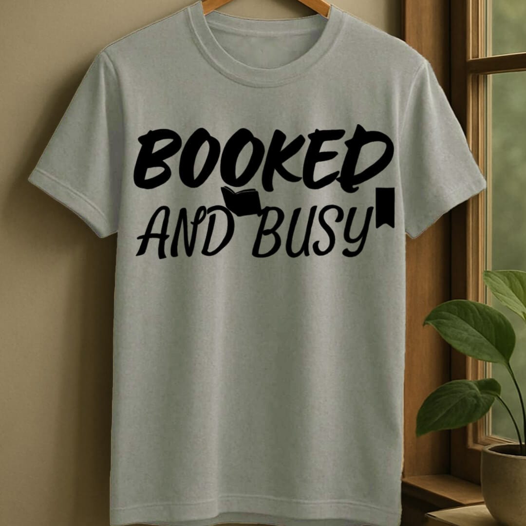 Sport Grey / S Booked & busy t-shirt