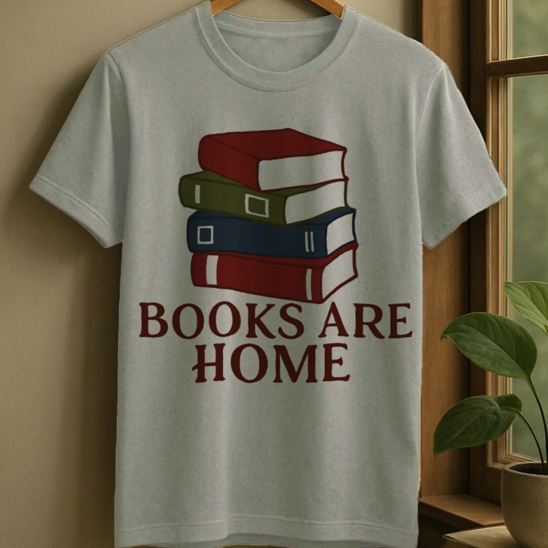 Sport Grey / S Books are home t-shirt