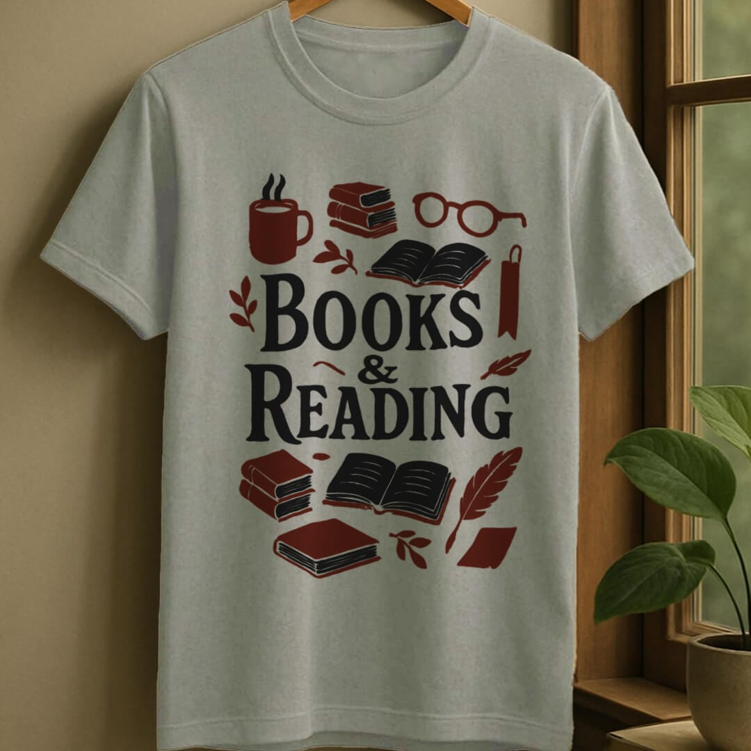 Sport Grey / S Books & reading t-shirt