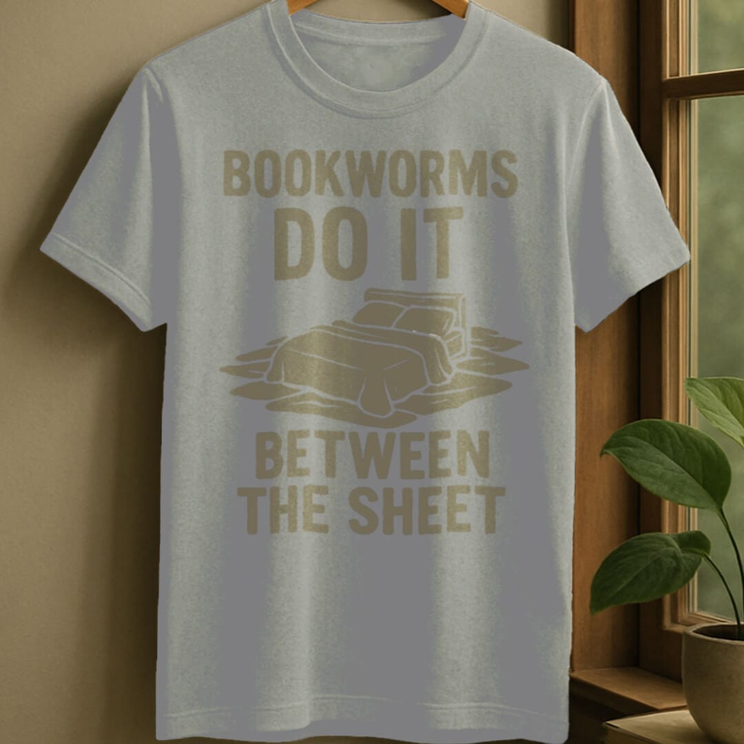 Sport Grey / S Bookworms and sheets t-shirt