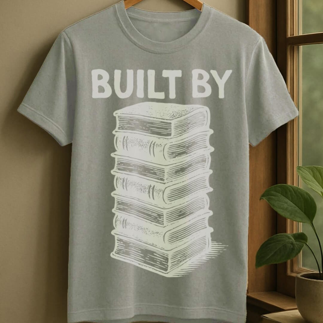 Sport Grey / S Built by books t-shirt