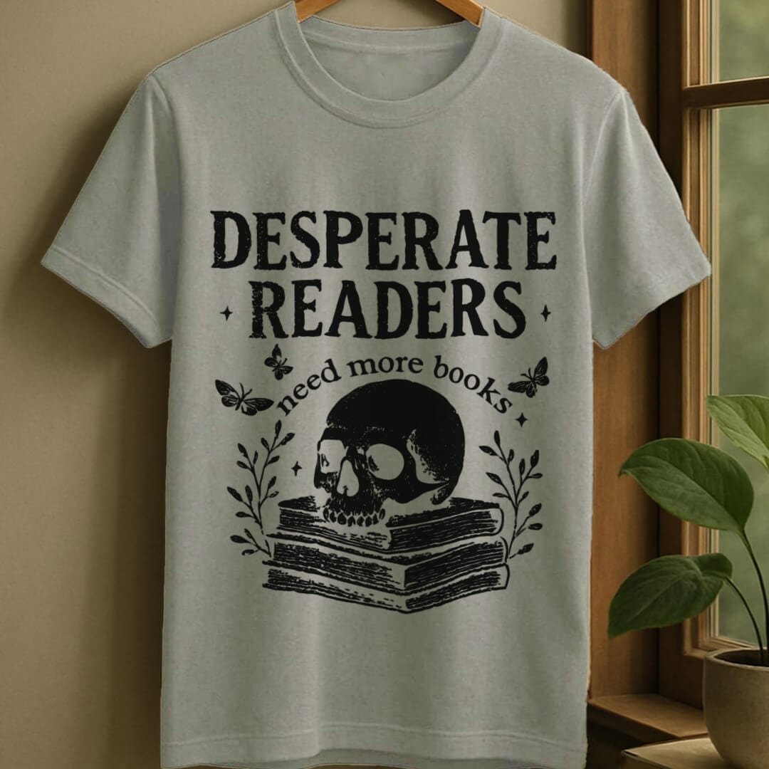 Sport Grey / S Desperate reader t-shirt