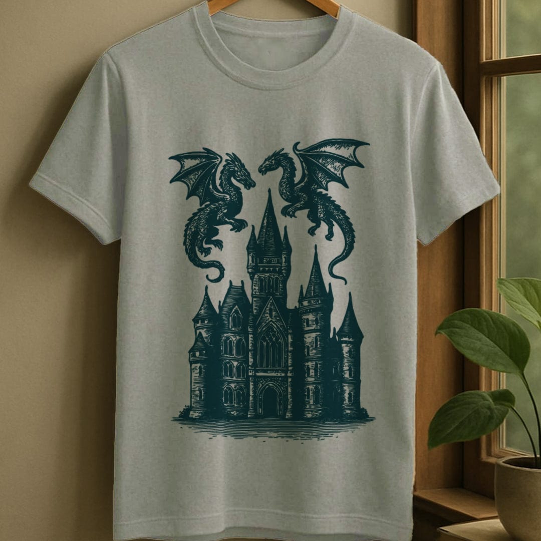 Sport Grey / S Dragons of dark academia t-shirt