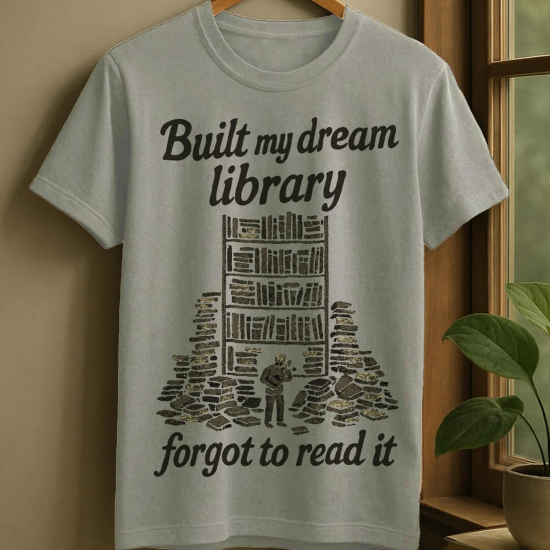 Sport Grey / S Dream library reality check t-shirt