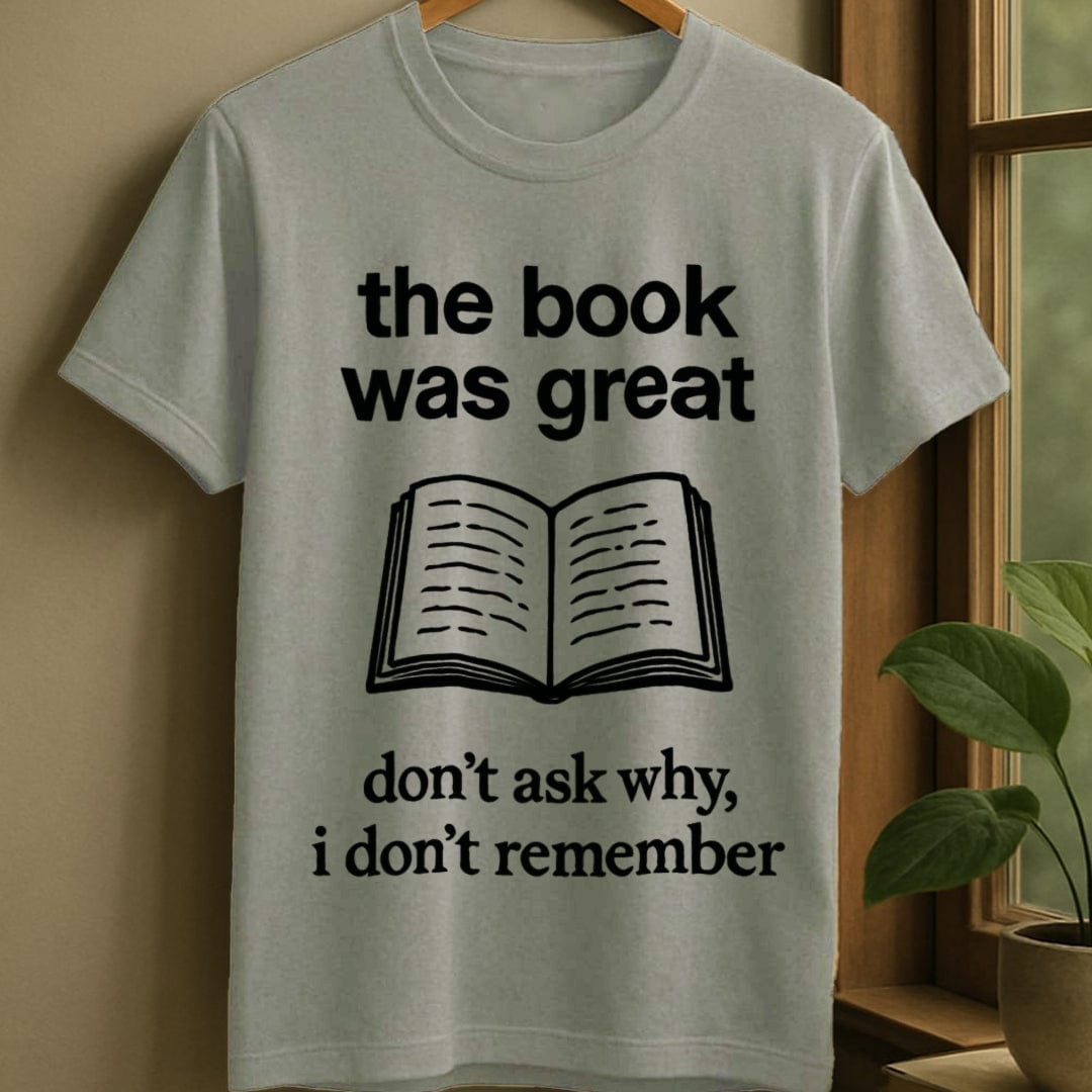Sport Grey / S Great book, forgot details t-shirt