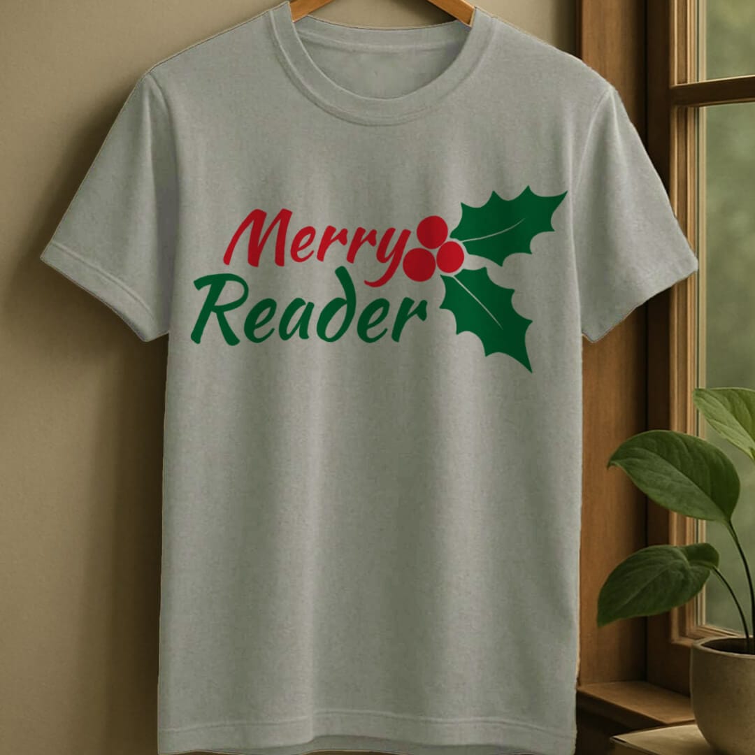 Sport Grey / S Merry reader t-shirt