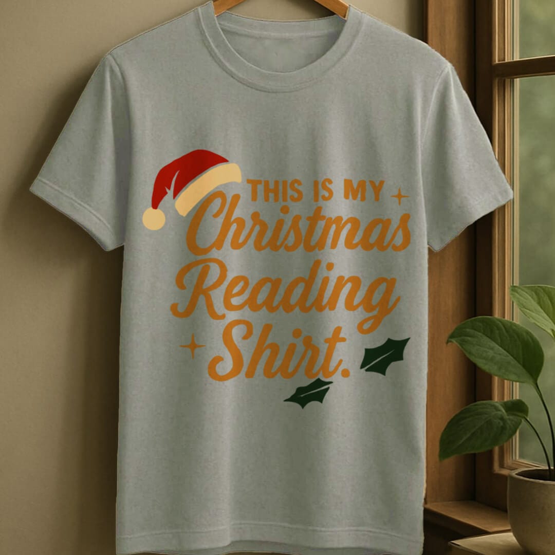Sport Grey / S My christmas reading t-shirt