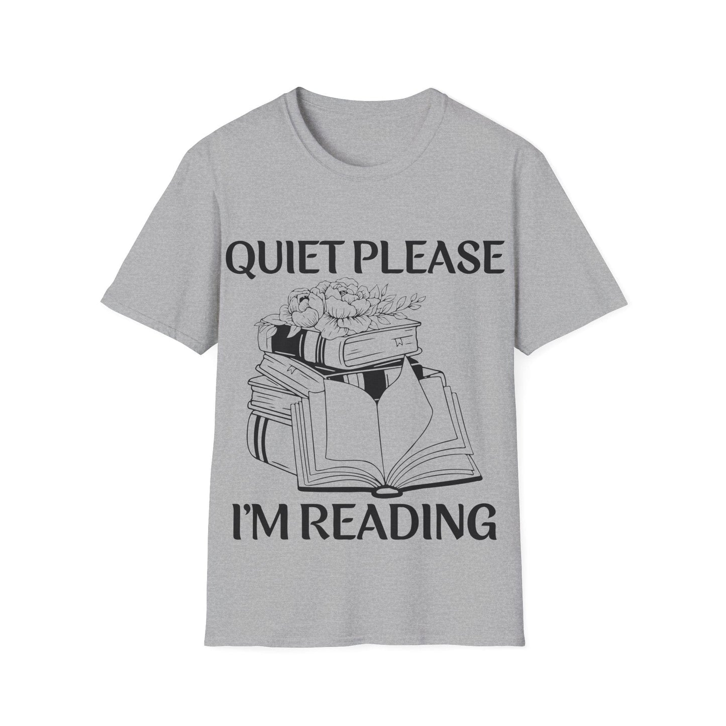 Sport Grey / S Quiet please t-shirt